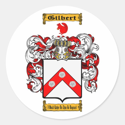 Sticker Rond Gilbert (Devant)