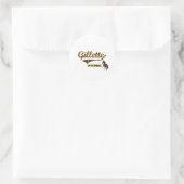 Sticker Rond Gillette Wyoming City Classic (Sac)