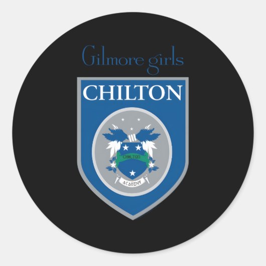 Sticker Rond Gilmore Chilton Crest (Devant)