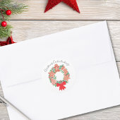 Sticker Rond Gingerbread Christmas Cookie Exchange