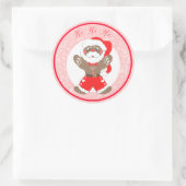 Sticker Rond Gingerbread Santa (Sac)