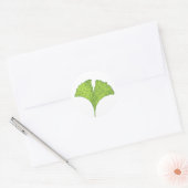 Sticker Rond Gingko Leaf (Enveloppe)
