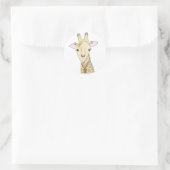 Sticker Rond girafe (Sac)