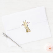 Sticker Rond girafe (Enveloppe)