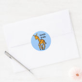 Sticker Rond girafe2, Georgie Giraffe (Enveloppe)