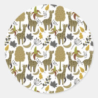 Girafe sans couture motif jaune blanc haute