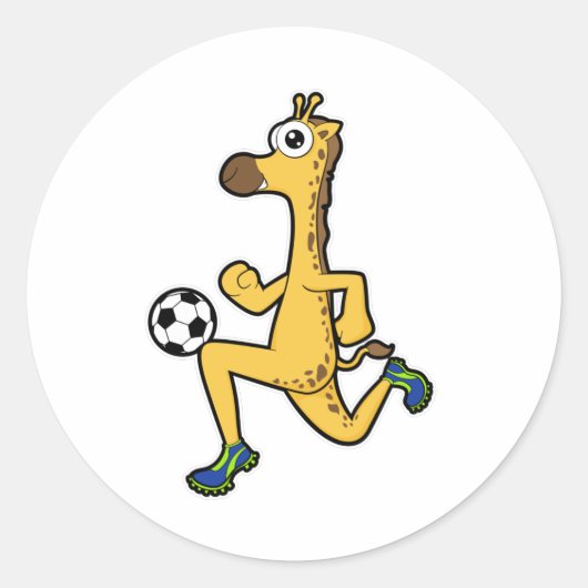 Sticker Rond Giraffe (Devant)