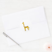 Sticker Rond Giraffe (Enveloppe)