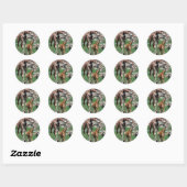 Sticker Rond Giraffe (Feuille)