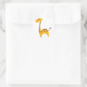 Sticker Rond Giraffe (Sac)