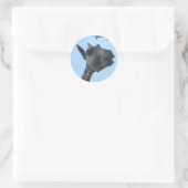 Sticker Rond Giraffe (Sac)