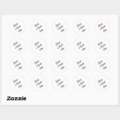 Sticker Rond Girls Night Out (Feuille)