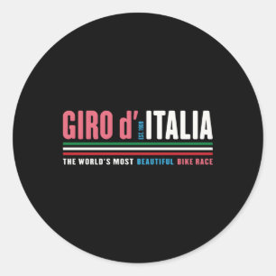Sticker Rond Giro D Italia La Plus Belle Course De Vélo Au Mond