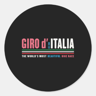 Sticker Rond Giro D Italia La Plus Belle Course De Vélo Au Mond