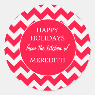 Sticker Rond Gîtes de Noël Cuisine de la