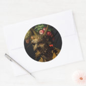 Sticker Rond Giuseppe Arcimboldo - Quatre saisons en une tête (Enveloppe)