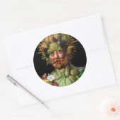 Sticker Rond Giuseppe Arcimboldo - Vertumnus (Enveloppe)