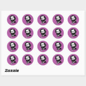 Sticker Rond Giuseppe Verdi (Feuille)