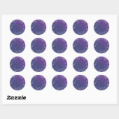 Sticker Rond Givrée (Feuille)