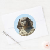 Sticker Rond giza grand sphinx (Enveloppe)
