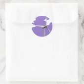 Sticker Rond GKWF violet (Sac)