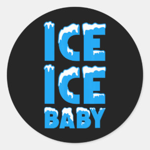 Sticker Rond Glace