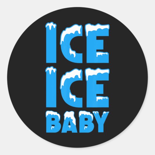 Sticker Rond Glace (Devant)