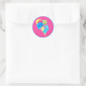 Sticker Rond Glace bébé (Sac)