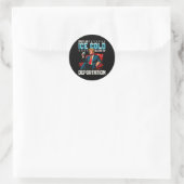 Sticker Rond Glace Profitez D'Une Glace Froid Gl De Déportation (Sac)