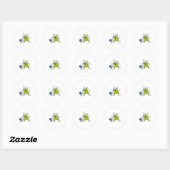 Sticker Rond Glacer Darts Dart (Feuille)
