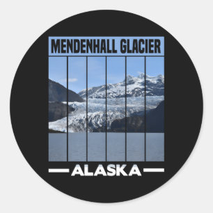 Sticker Rond Glacier Denhall Alaska