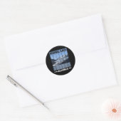 Sticker Rond Glacier Denhall Alaska (Enveloppe)