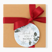 Sticker Rond Glacier Leopard Print Pattern