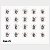 Sticker Rond Gladiateur antique (Feuille)