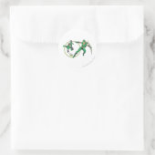 Sticker Rond Gladiateur Emerald & Emerald Archer (Sac)
