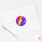 Sticker Rond GLBT Dove (Enveloppe)
