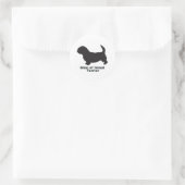 Sticker Rond Glen d'Imaal Terrier (Sac)