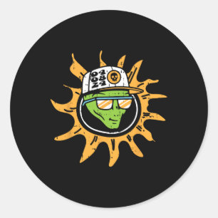 Sticker Rond Gles Total Éclipse Solaire 8 avril 2024 Totalité