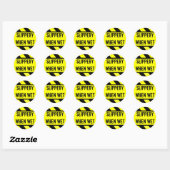 Sticker Rond glissant lorsqu'il est humide (Feuille)