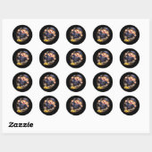 Sticker Rond Glissant Quand Humide (Feuille)