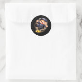 Sticker Rond Glissant Quand Humide (Sac)