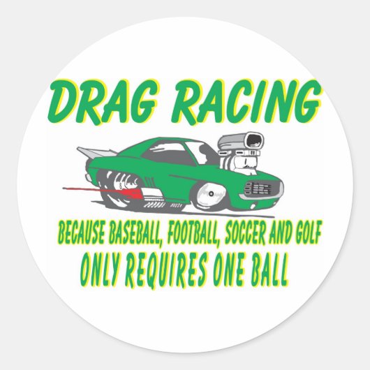 Sticker Rond glisser course 1 (Devant)