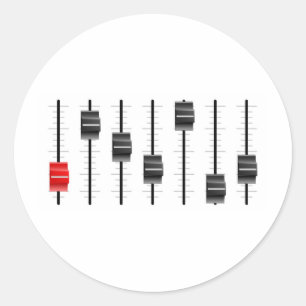 Sticker Rond Glisseurs ou affaiblisseurs sains ou visuels de
