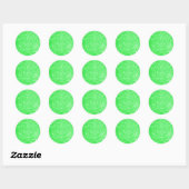 Sticker Rond Glitter (Feuille)