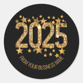 Sticker Rond Glitterie 2025 (Devant)