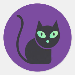 Sticker Rond Glo de minuit