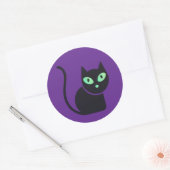 Sticker Rond Glo de minuit (Enveloppe)