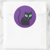 Sticker Rond Glo de minuit (Sac)