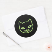 Sticker Rond Glo Purr-fect (Enveloppe)