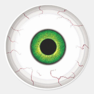 Sticker Rond Globe oculaire